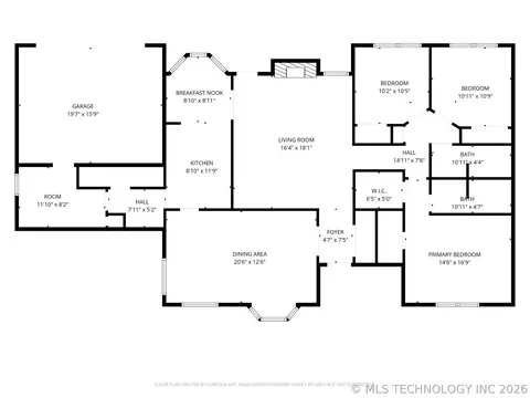 Floorplan - 2905 E 78th St, Tulsa, OK 74136 photo 1 of 1