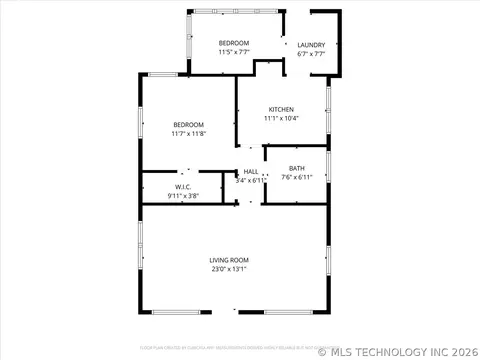 Floorplan - 906 E 9th St, Pawhuska, OK 74056 photo 1 of 1