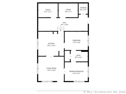 Floorplan - 320 E Gentry Ave, Checotah, OK 74426 photo 1 of 1