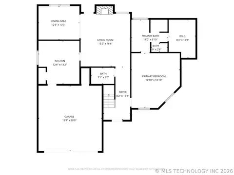 Floorplan - 3027 E 89th Pl S, Tulsa, OK 74137 photo 2 of 3
