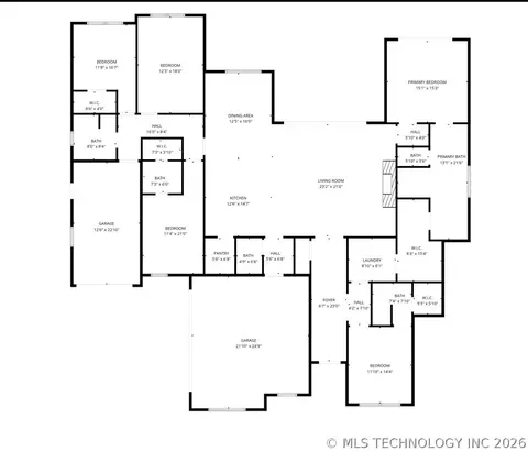 Floorplan - 12216 Reflection Pointe Dr, Kingston, OK 73439 photo 1 of 1