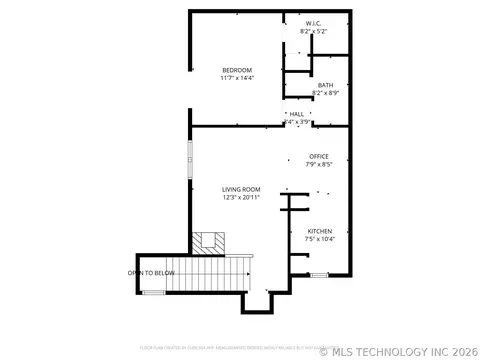 Floorplan - 6380 S 80th East Avenue D, Tulsa, OK 74133 photo 3 of 3