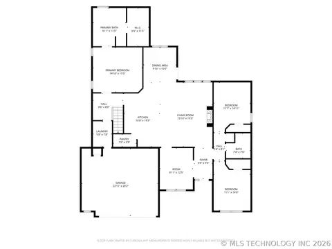 Floorplan - 18223 E 49th Pl S, Tulsa, OK 74134 photo 1 of 2