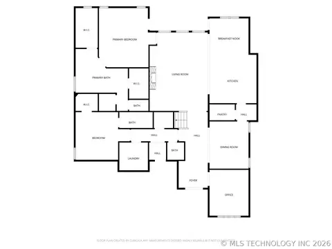 Floorplan - 5902 E 110th Pl, Tulsa, OK 74137 photo 1 of 2