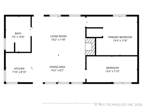 Floorplan - 4248 W Pilot Dr, Hulbert, OK 74441 photo 1 of 1