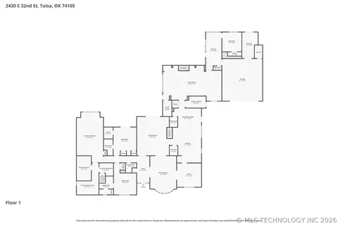 Floorplan - 2430 E 32nd St, Tulsa, OK 74105 photo 1 of 1
