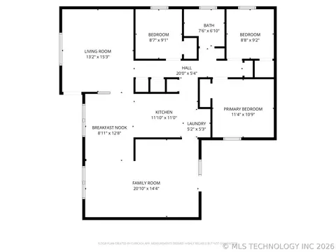 Floorplan - 422 E 25th St, Okmulgee, OK 74447 photo 1 of 1