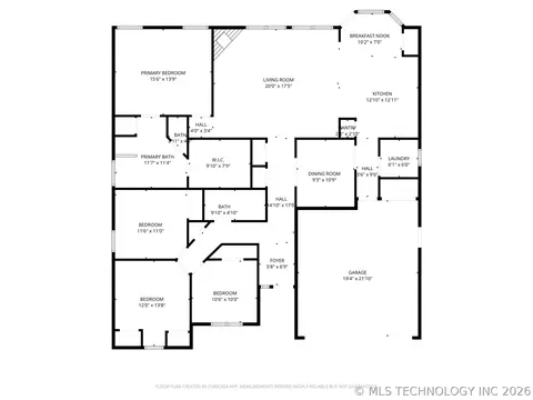 Floorplan - 21110 E 40th St, Broken Arrow, OK 74014 photo 1 of 1