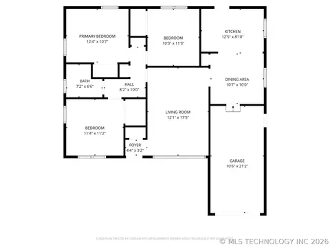 Floorplan - 1448 E 52nd Pl, Tulsa, OK 74105 photo 1 of 1