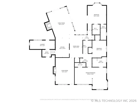 Floorplan - 1945 E 35th Pl, Tulsa, OK 74105 photo 1 of 1