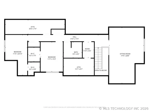 Floorplan - 5717 E 97th Pl S, Tulsa, OK 74137 photo 3 of 3
