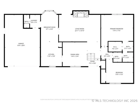 Floorplan - 5717 E 97th Pl S, Tulsa, OK 74137 photo 2 of 3