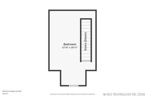 Floorplan - 908 SE 3rd St, Wagoner, OK 74477 photo 1 of 4