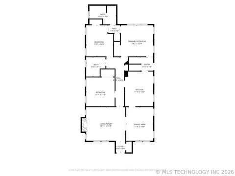 Floorplan - 2636 E 14th St, Tulsa, OK 74104 photo 1 of 1