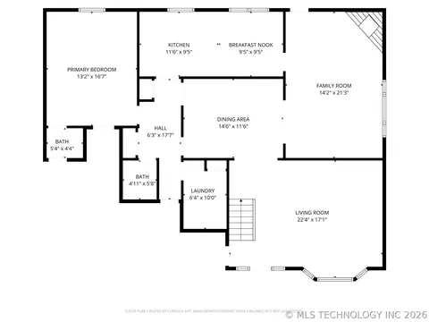 Floorplan - 809 E Union St, Broken Arrow, OK 74011 photo 2 of 3