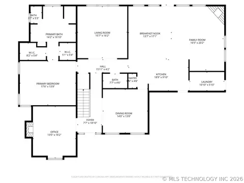 Floorplan - 3110 E 44th Pl, Tulsa, OK 74105 photo 1 of 2