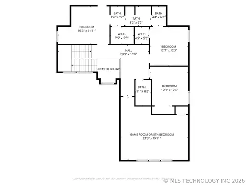 Floorplan - 1424 E 37th St, Tulsa, OK 74106 photo 2 of 2