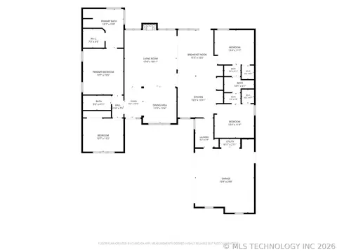 Floorplan - 9809 E 83rd Pl, Tulsa, OK 74133 photo 1 of 1