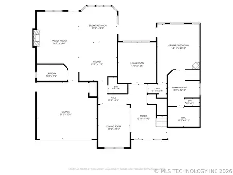 Floorplan - 9818 E 83rd Pl, Tulsa, OK 74133 photo 2 of 3