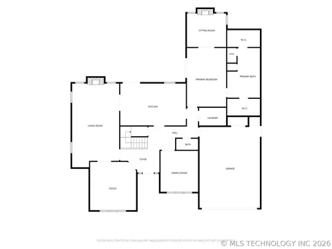 Floorplan - 9934 E 97th St, Tulsa, OK 74133 photo 1 of 3