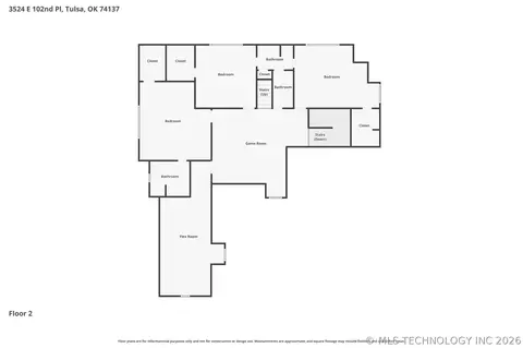 Floorplan - 3524 E 102nd Pl, Tulsa, OK 74137 photo 3 of 3