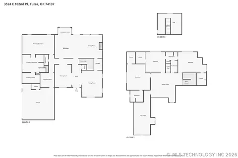 Floorplan - 3524 E 102nd Pl, Tulsa, OK 74137 photo 1 of 3