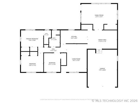 Floorplan - 4612 E 56th Ct, Tulsa, OK 74135 photo 1 of 1