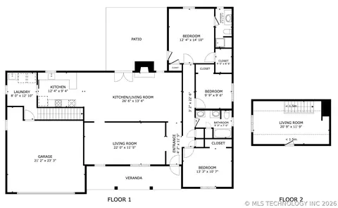 Floorplan - 1920 E 53rd St, Tulsa, OK 74105 photo 1 of 1