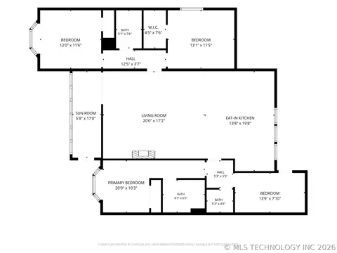 Floorplan - 1904 E 14th St, Tulsa, OK 74104 photo 2 of 2