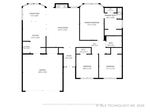 Floorplan - 9007 E 76th St, Tulsa, OK 74133 photo 1 of 1