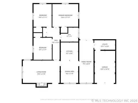 Floorplan - 4524 E 8th St, Tulsa, OK 74112 photo 1 of 1