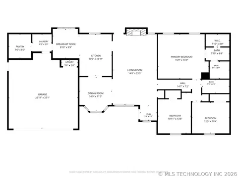 Floorplan - 25302 E 64th St S, Broken Arrow, OK 74014 photo 1 of 1
