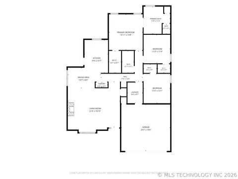 Floorplan - 19005 E 50th St, Tulsa, OK 74134 photo 1 of 1