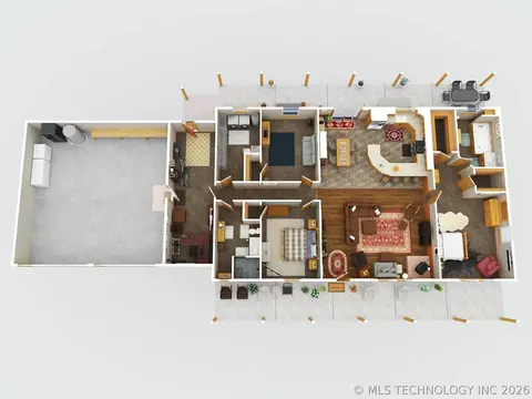 Floorplan - 25508 E 740 Rd, Wagoner, OK 74467 photo 1 of 2