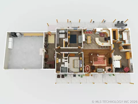 Floorplan - 25508 E 740 Rd, Wagoner, OK 74467 photo 1 of 2