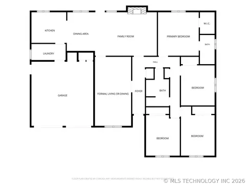 Floorplan - 7317 E 58th Pl, Tulsa, OK 74145 photo 1 of 1