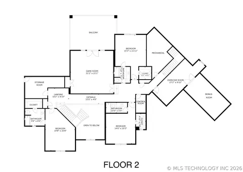 Floorplan - 6830 E 109th St, Tulsa, OK 74133 photo 2 of 2