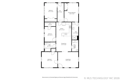 Floorplan - 312 W Franklin St, Haskell, OK 74436 photo 1 of 1