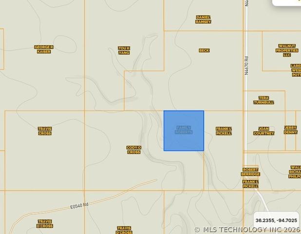 County Road Street, Colcord, OK 74338