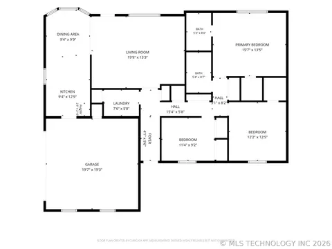 Floorplan - 1103 N Scott Ave, Haskell, OK 74436 photo 1 of 1