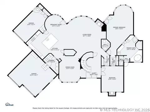 Floorplan - 6536 E 83rd Pl, Tulsa, OK 74133 photo 1 of 2