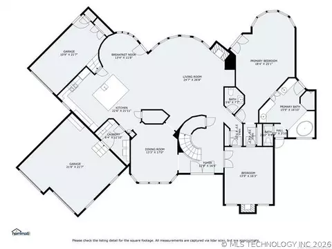 Floorplan - 6536 E 83rd Pl, Tulsa, OK 74133 photo 1 of 2