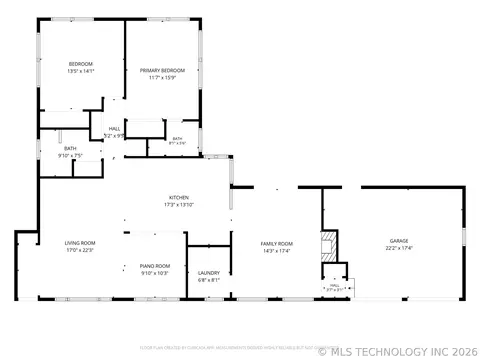 Floorplan - 4154 E 46th Pl, Tulsa, OK 74135 photo 1 of 1