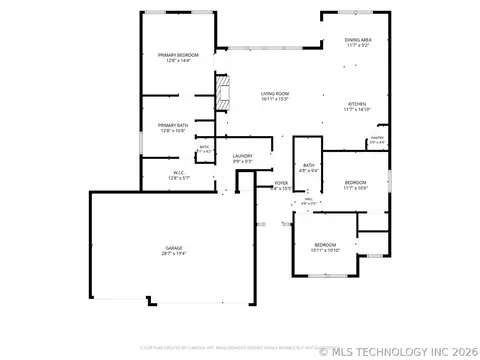 Floorplan - 1004 E 135th Pl, Glenpool, OK 74033 photo 1 of 1