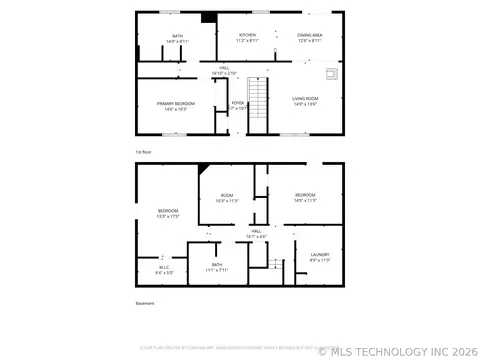 Floorplan - 13685 E Crestview Dr, Claremore, OK 74019 photo 1 of 3