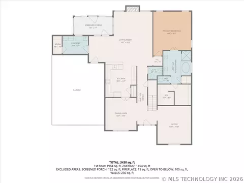 Floorplan - 8840 E 96th St, Tulsa, OK 74133 photo 1 of 3