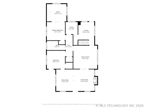 Floorplan - 1939 E 13th Pl, Tulsa, OK 74104 photo 1 of 1