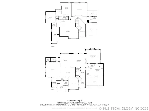 Floorplan - 12014 S Kingston Pl, Tulsa, OK 74137 photo 3 of 3