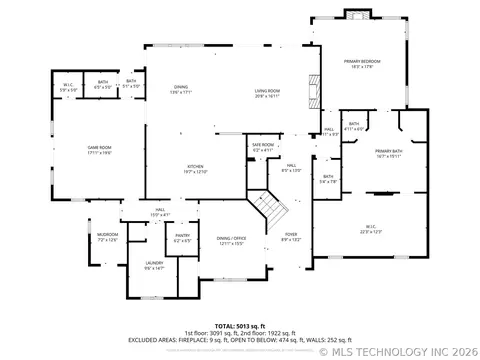 Floorplan - 12014 S Kingston Pl, Tulsa, OK 74137 photo 1 of 3