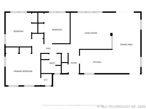 Floorplan - 2486 E 54th St, Tulsa, OK 74105 photo 1 of 1